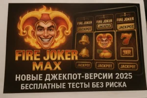 Fire Joker Max и новые джекпот-версии 2025: бесплатные тесты без риска